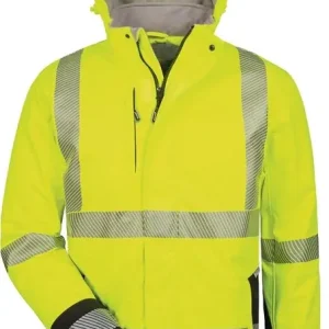 Schnäppchen Warnschutz-Softshelljacke Melvin Gr.XL gelb/schwarz ELYSEE