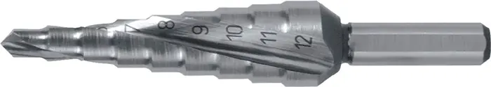 Jetzt Bestellen Stufenbohrer Bohrber.4-12mm HSS Spiralnut Z.2 Stufen 9 RUKO