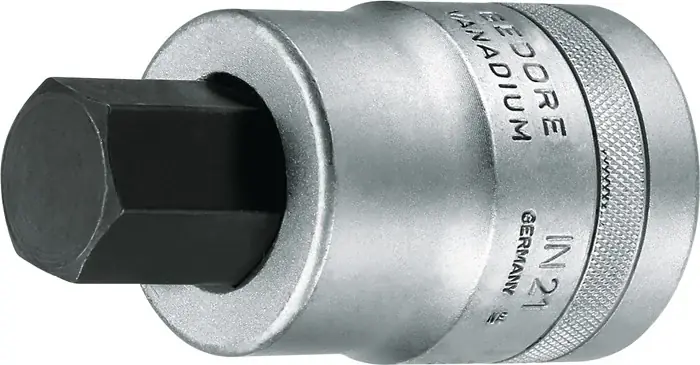 Sofort Bestellen Steckschlüsseleinsatz IN 21 1 Zoll Innen-6-kant SW 22mm L.90mm GEDORE