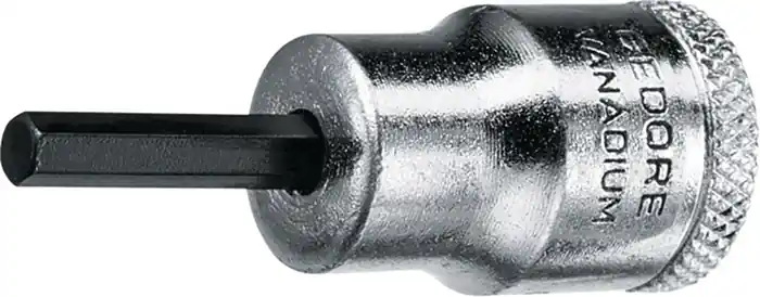 Saisonangebot Steckschlüsseleinsatz IN 30 3/8 Zoll Innen-6-kant SW 4mm L.47mm GEDORE