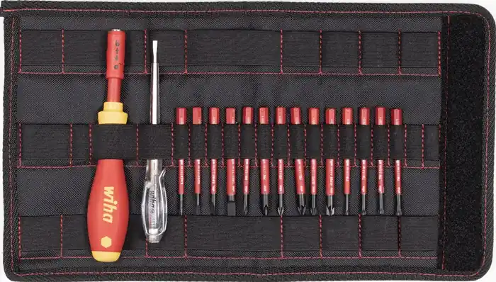 Neu Im Sortiment Schraubendrehersatz slimVario 16-tlg.m.Wechselkl.VDE isol.WIHA