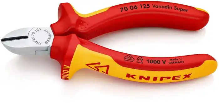 Seitenschneider L.125mm VDE Mehrkomp.-Hüllen KNIPEX Markenprodukt