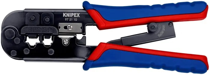 Crimpzange f.Westernstecker L.190mm KNIPEX Neue Kollektion