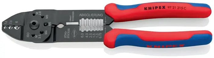 Crimpzange L.230mm 0,5- 6 (AWG 20-10) mm² KNIPEX Zertifiziert