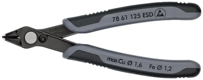 Bestseller Elektronik-Seitenschneider Super-Knips® L.125mm Form 6 Facette nein brün.KNIPEX