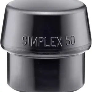 Schonhammerkopf SIMPLEX Kopf-Ø 50mm Gum.schwarz mittelh.HALDER Ausverkauf