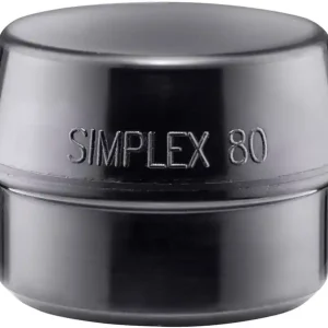 Schonhammerkopf SIMPLEX Kopf-Ø 80mm Gum.schwarz mittelh.HALDER Super-Preis