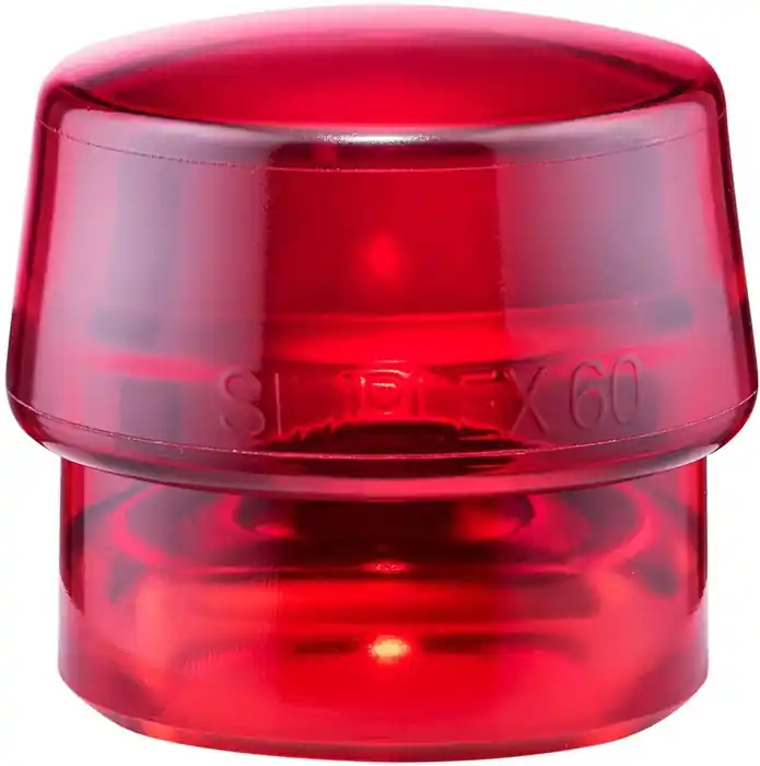 Ausverkauf Schonhammerkopf SIMPLEX Kopf-Ø 60mm Plastik rot hart HALDER