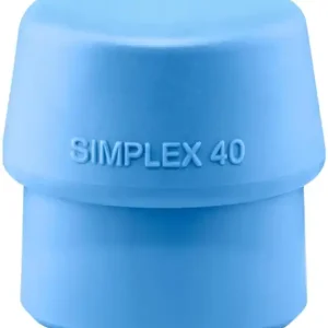 Schonhammerkopf SIMPLEX Kopf-Ø 40mm TPE-soft blau weich HALDER Preisknaller