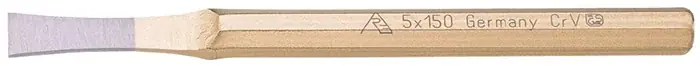 Trennstemmer L.125mm Schneiden-B.2mm Schaft-Q.10mm RENNSTEIG Versand Am Gleichen Tag