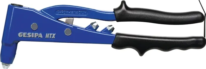 Versand Am Gleichen Tag Handblindnietsetzgerät NTX-F L.260mm Arbeitsber.2,4-5mm m.Öffnungsf.GESIPA