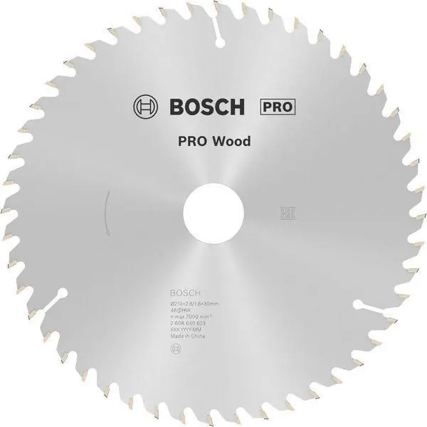 Kreissägeblatt PRO Wood AD 210mm Z.48 WZ Bohr.30mm Schnitt-B.2,8mm Highlight
