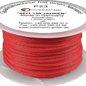Maurerschnur L.50m D.1,7mm 30kg PE rot Beliebt