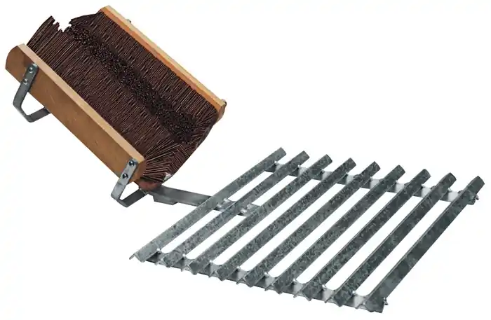 Fußabtritt 500x500mm verz.MÜBA Geprüft