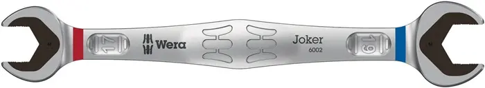 Wochenendangebot Doppelmaulschlüssel 6002 Joker 17x19mm L.235mm ma verchr.WERA
