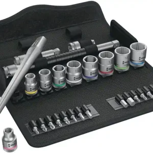 Preisreduziert Steckschlüsselsatz Zyklop Metal 29-tlg.3/8 Zoll SW 8-19mm Z.72 6KT WERA