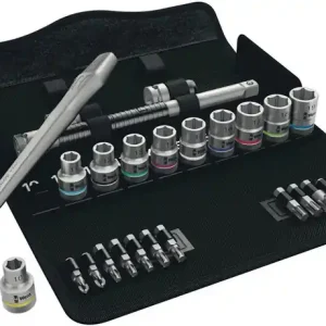 Sonderaktion Steckschlüsselsatz Zyklop Metal 28-tlg.1/2 Zoll SW 10-19mm Z.72 6KT WERA