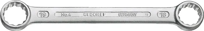 Doppelringschlüssel 4 10x11mm 131mm ger.GEDORE Sonderaktion