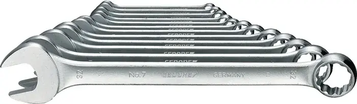 Ringmaulschlüsselsatz 7-012 12-tlg.SW 10-32mm Form A CV-Stahl GEDORE Heißes Angebot