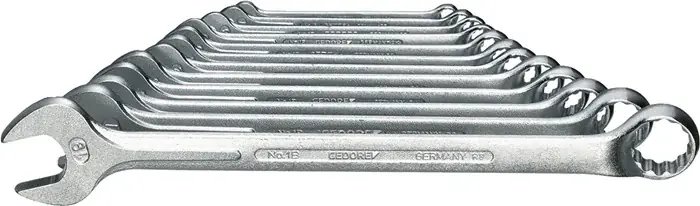 Ringmaulschlüsselsatz 1 B-012 12-tlg.SW 10-32mm Form B CV-Stahl GEDORE Neue Kollektion