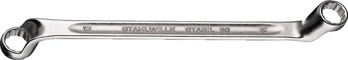 Doppelringschlüssel 20 24x27mm 330mm tief gekr.STAHLWILLE Online Kaufen
