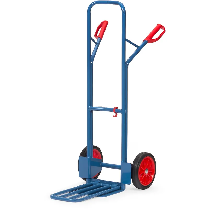 fetra Paketkarre pulverbeschichtet blau/RAL 5007 Höhe 1300 mm Sonderangebot