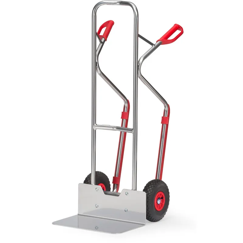 Billig fetra Alukarre mit Kunststoff-Gleitkufen Höhe 1300 mm