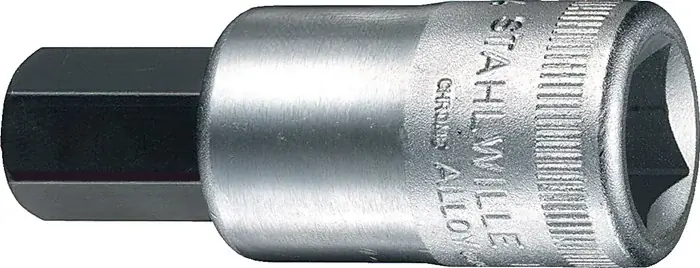 Steckschlüsseleinsatz 54 1/2 Zoll Innen-6-kant SW 12mm L.60mm STAHLWILLE Markenprodukt
