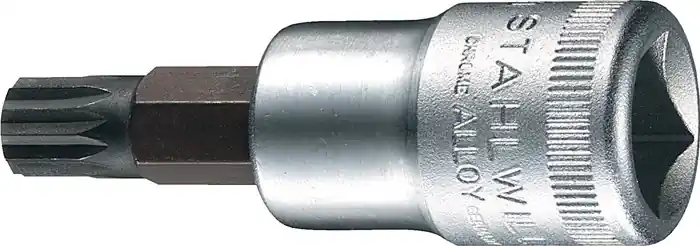 Preisreduziert Steckschlüsseleinsatz 54 X 1/2 Zoll Innen-Vielzahn M6 L.60mm STAHLWILLE