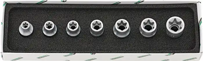 Heißes Angebot Steckschlüsselsatz 50TX/7 7-tlg.1/2 Zoll E10-E24 STAHLWILLE