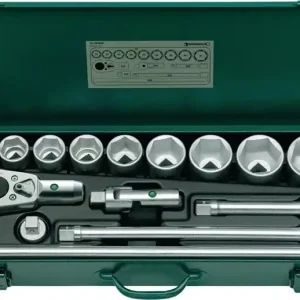Meistverkauft Steckschlüsselsatz 55/9/6N 15-tlg.3/4 Zoll SW 32-60mm Z.36 6KT STAHLWILLE