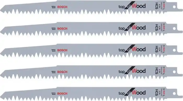 Säbelsägeblatt S 1531 L L.240mm B.19mm TPI 5 5mm 5 St./Karte Direkt Vom Hersteller