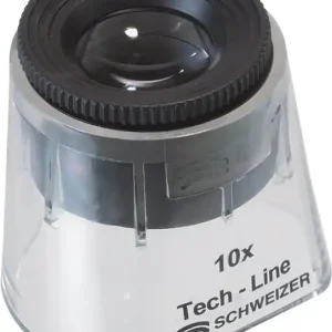 Standlupe Tech-Line Vergr. 10x Fix Linsen-D.30mm Schweizer Direktkauf