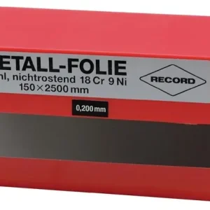 Preis Gesenkt Metallfolie D.0,250mm VA 1.4301 L.2500mm B.150mm RECORD