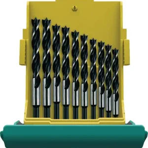 Top-Seller CV Holzspiralbohrersatz 10tlg.D.3,4,5,6,7,8,9,10,11,12mm Maxxbox CV-Stahl