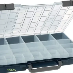 Markenprodukt Sortimentskasten Carry Lite B415xT330xH57mm 25/2 Fächer blau RAACO