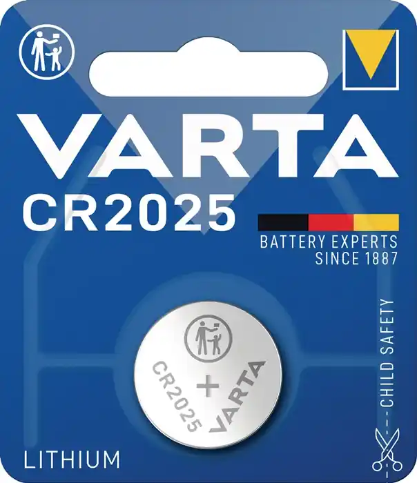 Knopfzelle Electronics 3 V 157 mAh CR2025 20x2,5mm VARTA VE: 10 SB-Karten/Packungen Begrenztes Angebot