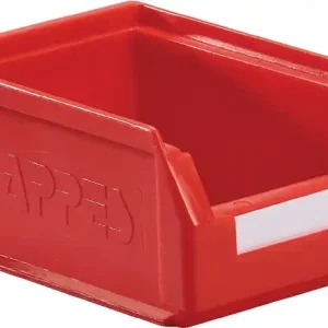 Sichtlagerkasten L160xB105xH75mm PE rot RASTERPLAN Sofort Bestellen