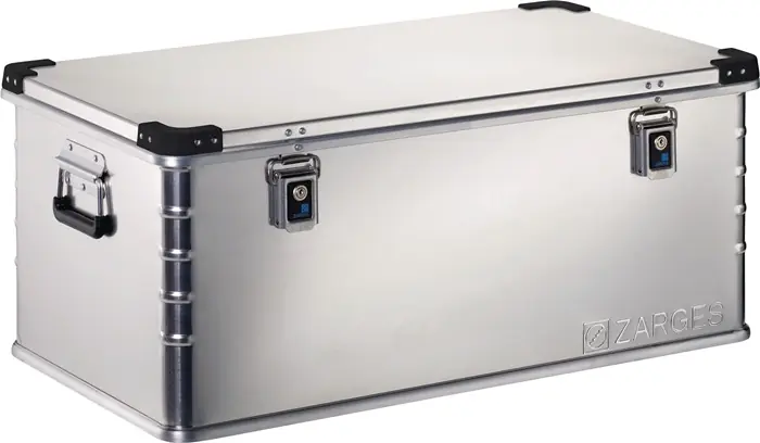Preisreduziert Aluminiumbox Maxi L900xB500xH370mm 135l m.Klappverschluss ZARGES