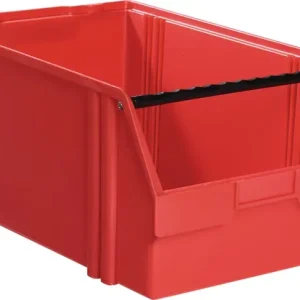 Sichtlagerkasten LK L500/450xB300xH230mm PS rot LA-KA-PE VE: 8 Stück Knallerangebot