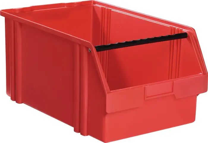 Sichtlagerkasten LK L500/450xB300xH230mm PS rot LA-KA-PE VE: 8 Stück Knallerangebot