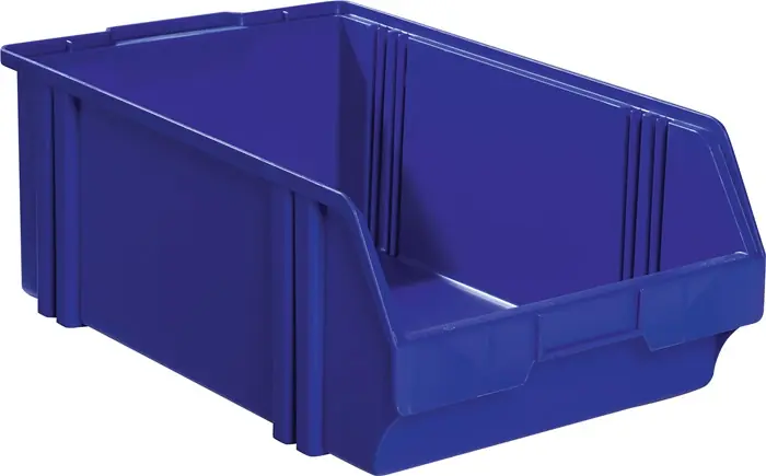 Günstig Sichtlagerkasten LK L500/450xB300xH180mm PS blau LA-KA-PE VE: 10 Stück