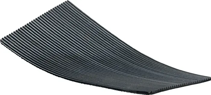 Kracherpreis Gummifeinriefenmatte B.1m L.10m D.3mm schwarz NR/SBR m.Gewebeeinlage Rl. VE: 10 Quadratmeter