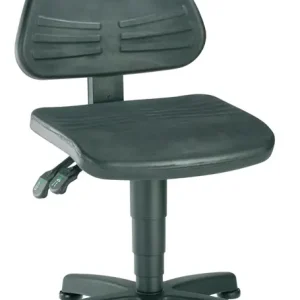 Heißes Angebot Arbeitsdrehstuhl ISITEC Bodengleiter Integralschaum schwarz 430-600mm BIMOS