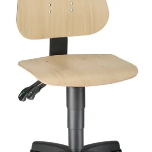 Solange Der Vorrat Reicht Arbeitsdrehstuhl Unitec Bodengleiter Buche 440-620mm BIMOS