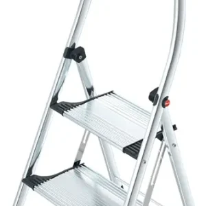 Geprüft Klapptritt K100 Stufen 2 Plattform-H.490mm Alu.m.Anti-Rutsch-Riffelung HAILO