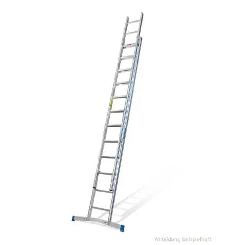 Sale BAVARIA Schiebeleiter 920 - 2x14 Sprossen - 100 mm Holm - Traverse gebogen