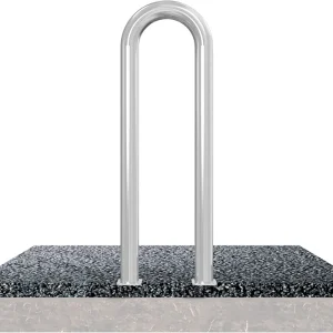 Universalbügel Ø 76 mm, weiß, Dübelbefestigung Markenware