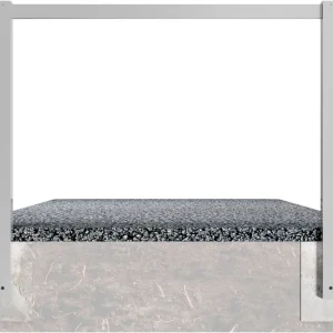 Jetzt Kaufen Wegesperre 70 x 70 mm, ortsfest, schraubbar, fv., mit Oberholm