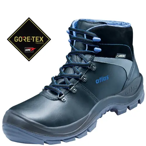 Markenware Atlas knöchelhoher Sicherheitsschuh GTX 745 GORE-TEX, W12 S3